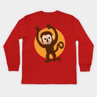 Monkey Kids Long Sleeve T-Shirt